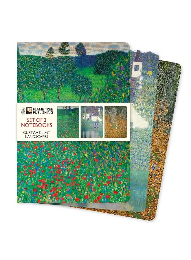 Gustav Klimt: Landscapes Set of 3 Standard Notebooks  - Image 1