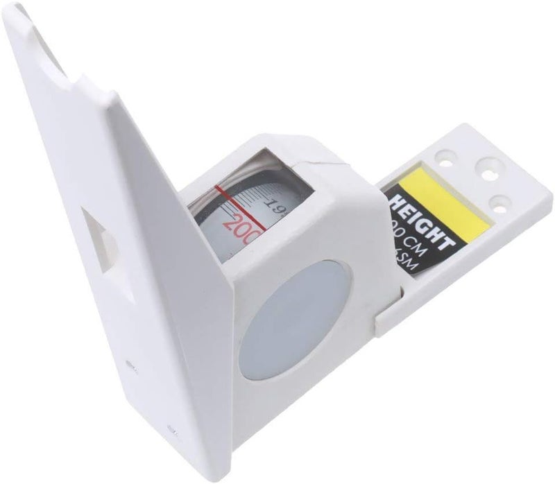 klarako 2M/200CM Wall Mounted Height Measurement Tape Height Measuring Ruler, White - Image 3