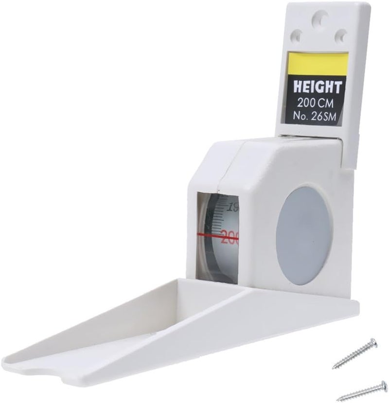 klarako 2M/200CM Wall Mounted Height Measurement Tape Height Measuring Ruler, White - Image 1