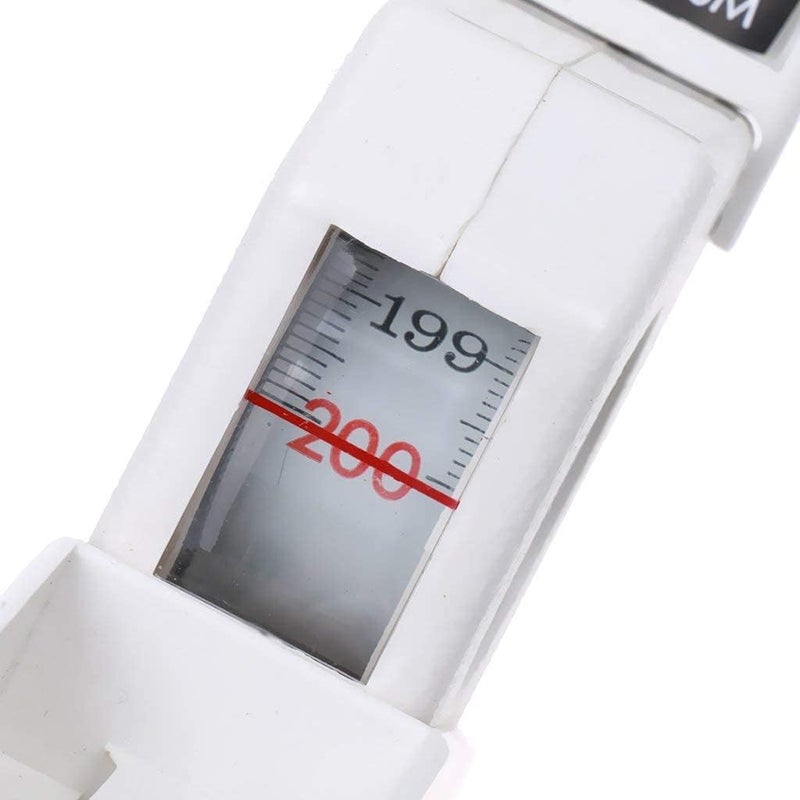 klarako 2M/200CM Wall Mounted Height Measurement Tape Height Measuring Ruler, White - Image 2