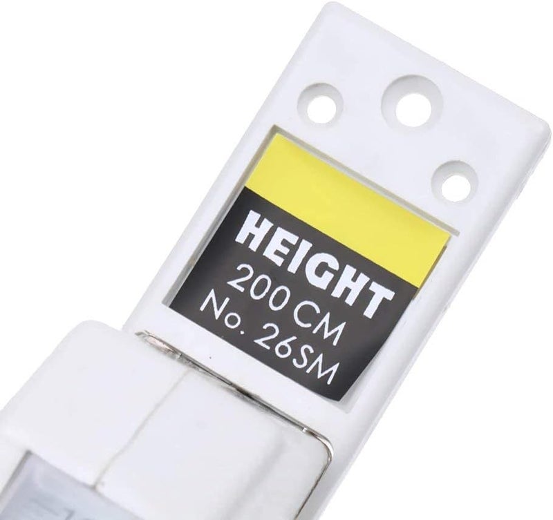 klarako 2M/200CM Wall Mounted Height Measurement Tape Height Measuring Ruler, White - Image 4