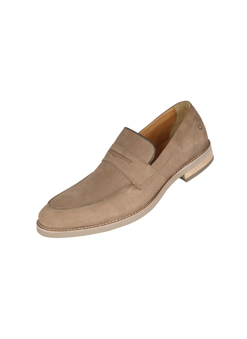 DEMOCRATA - 032-96 Democrata Mens Theorodo Loafers Taupe 282105-005 - Image 1
