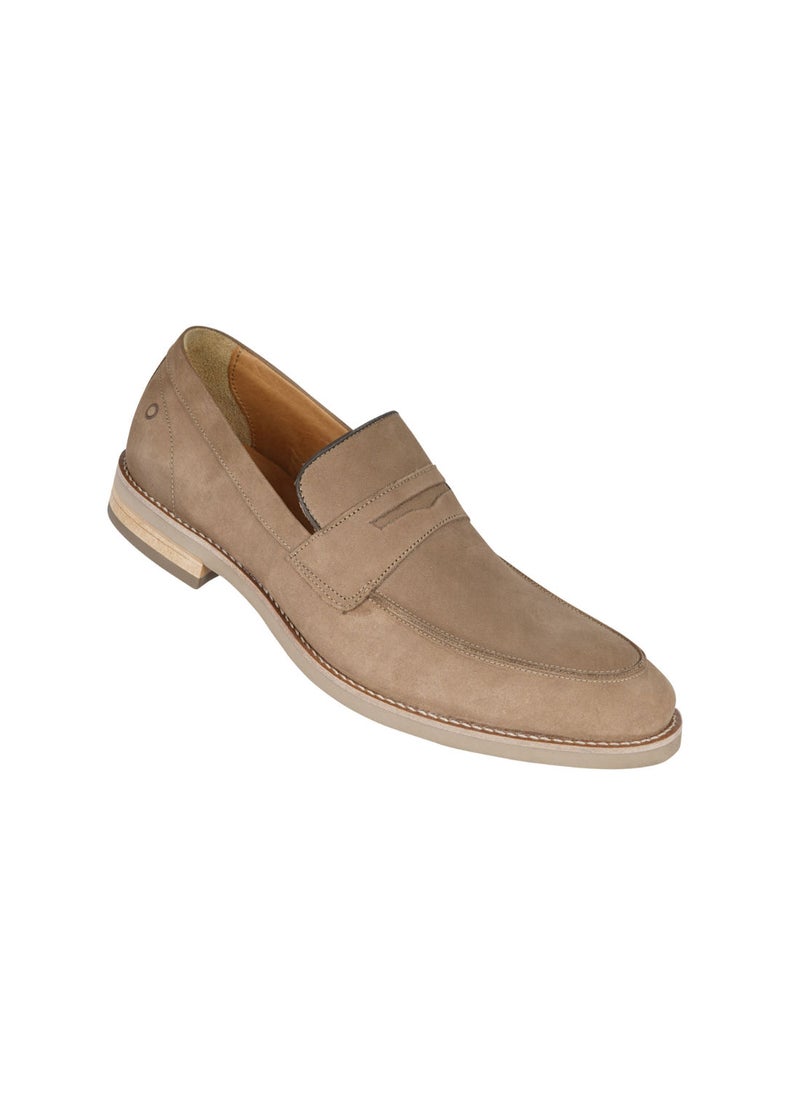 DEMOCRATA - 032-96 Democrata Mens Theorodo Loafers Taupe 282105-005 - Image 1