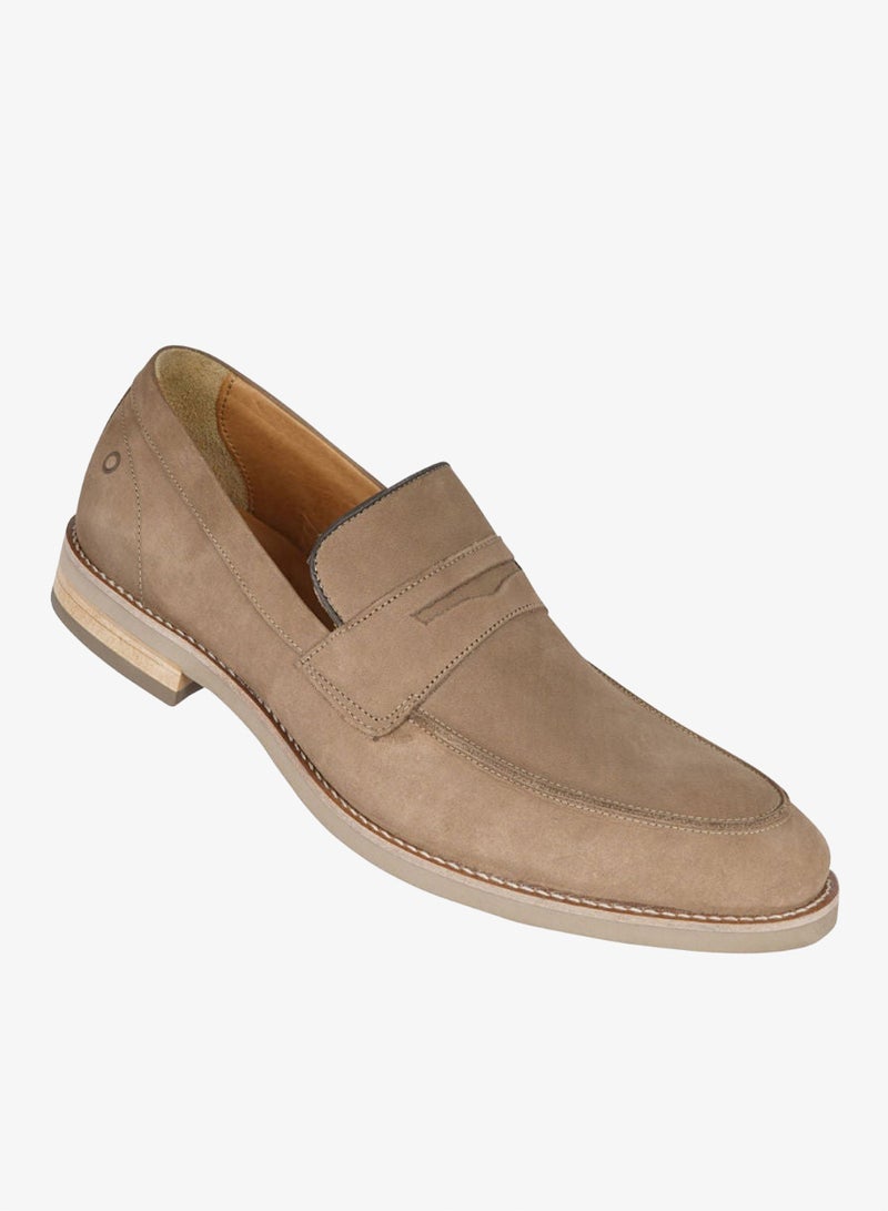 DEMOCRATA 032-96 Democrata Mens  Loafers Taupe 282105-005 - Image 1