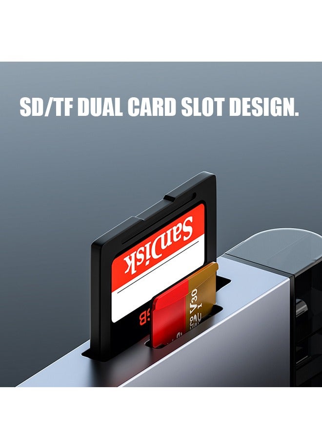 Beyond SD Card Reader, 7-in-1 Memory Card USB 3.0 Reader, Compact Micro SD to USB Adapter for Mac Computer PC Laptop (Gray) - Image 4