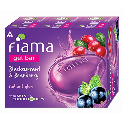 Fiama Di Wills Gel Bar, Blackcurrant and Bearberry, 125g (Pack of 3) - Image 1