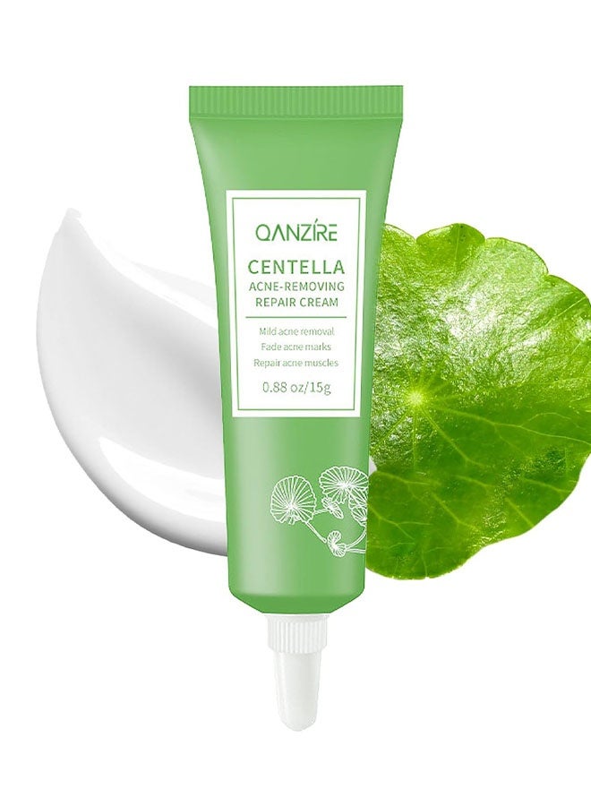  كانزير كريم إصلاح إزالة حب الشباب سنتيلا، كريم حب الشباب للوجه بمكونات طبيعية يزيل علامات حب الشباب بشكل احترافي، كريم سنتيلا المهدئ للتحكم في زيوت الوجه وكريم لوشن لحب الشباب للبشرة الدهنية المعرضة لحب الشباب. - Image 1