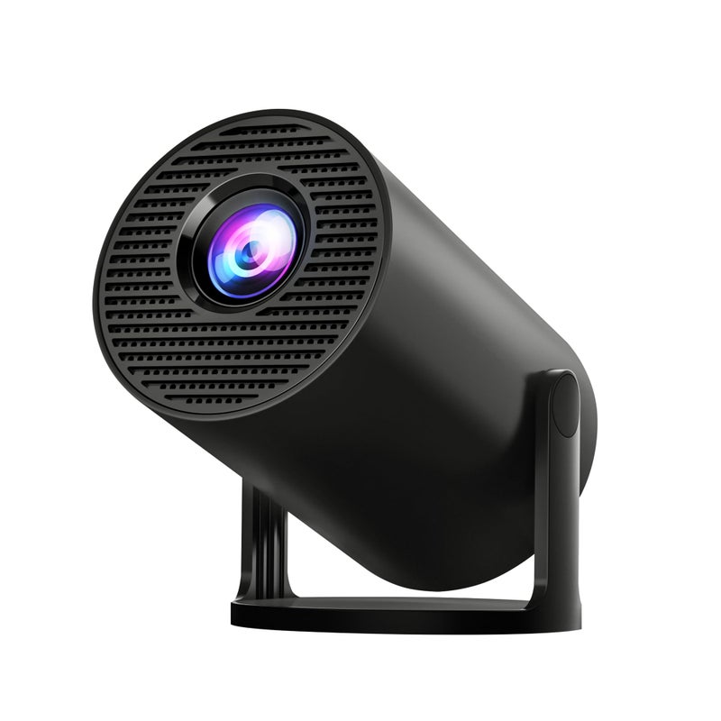 Wemi [Built-in Apps & 2025 Upgraded] Mini Projector with Wi-Fi 6 & Bluetooth 5.4, 1080P 4K Support Full HD, Auto Keystone 360Â° Portable Home Cinema Smart Projector for iOS/Android X1 - Image 1