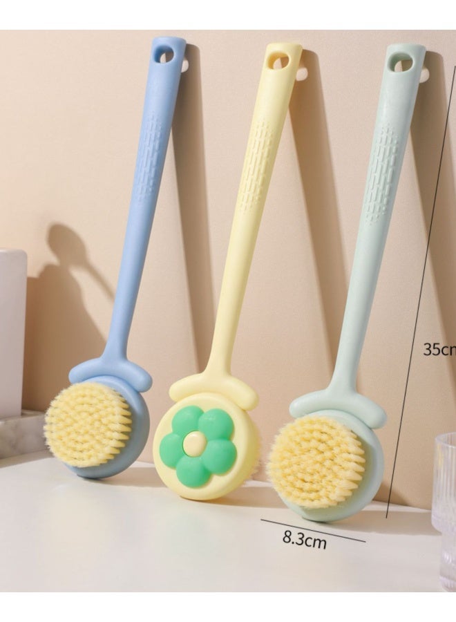 HOMESTAR 3PCS Back Brush Long Handle for Shower, Bath Brush, Back Scrubber, Shower Body Brush with Long Handle for Bath and Back Cleaning  with Hanging Men and Women - Image 4