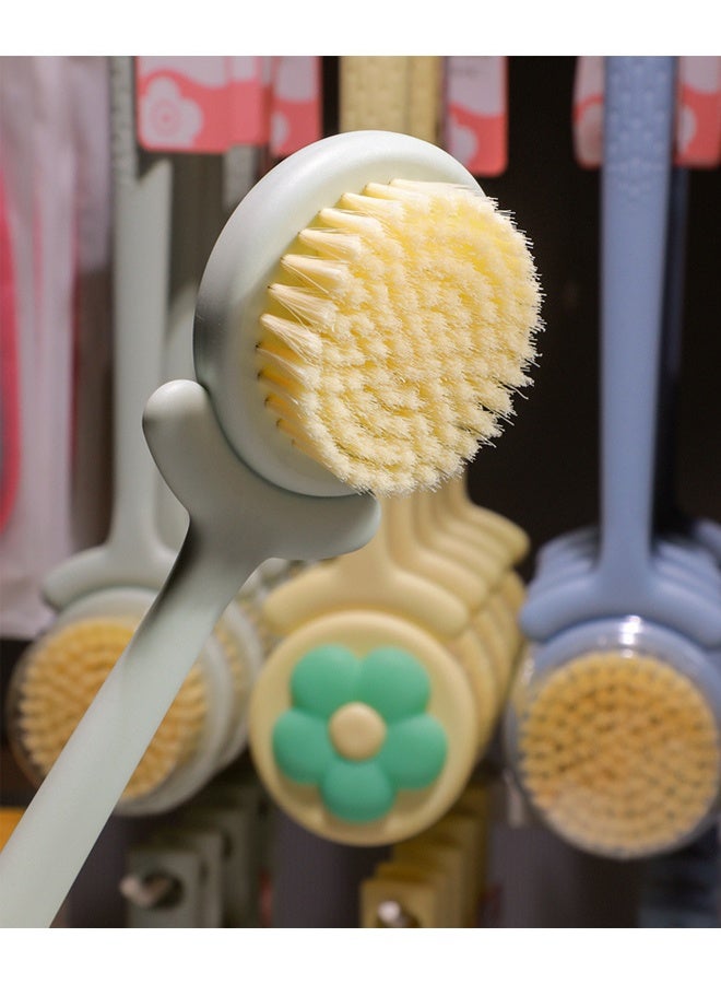 HOMESTAR 3PCS Back Brush Long Handle for Shower, Bath Brush, Back Scrubber, Shower Body Brush with Long Handle for Bath and Back Cleaning  with Hanging Men and Women - Image 2