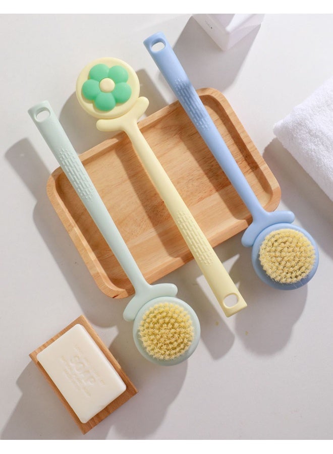 HOMESTAR 3PCS Back Brush Long Handle for Shower, Bath Brush, Back Scrubber, Shower Body Brush with Long Handle for Bath and Back Cleaning  with Hanging Men and Women - Image 5
