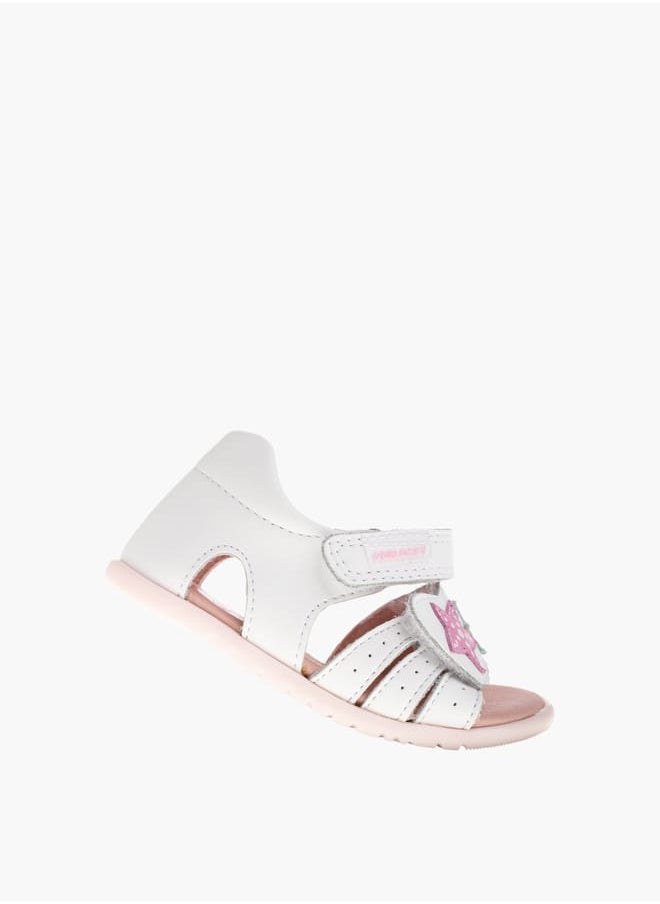 Pablosky Girls Strap Sandals With Hook And Loop Closure  - Image 5
