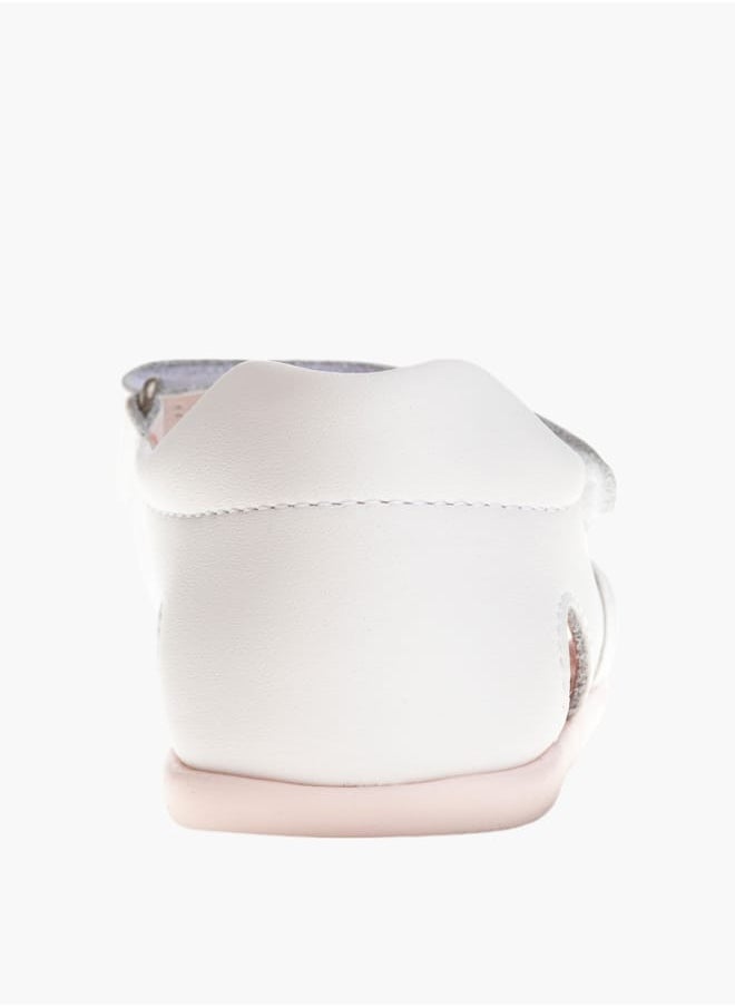 Pablosky Girls Strap Sandals With Hook And Loop Closure  - Image 3