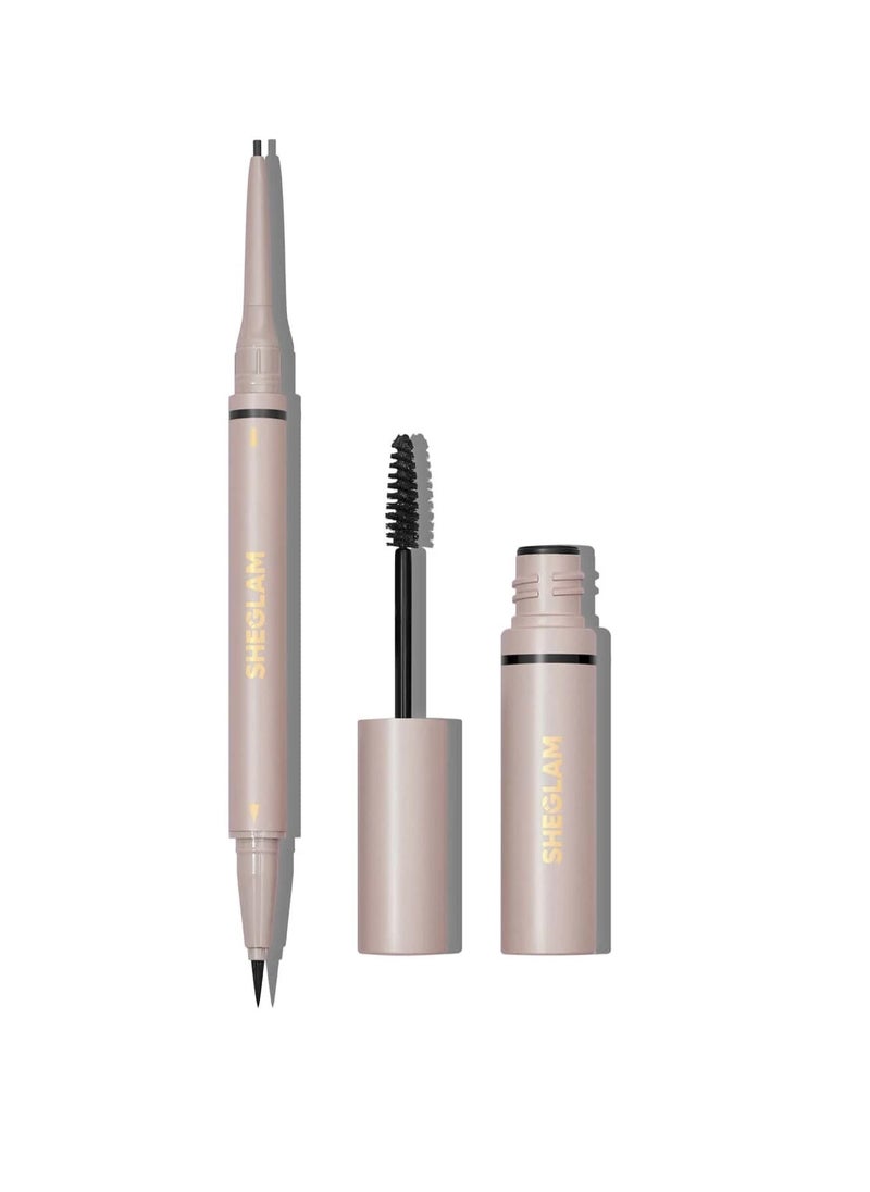 So Abrowsing Brow Kit, 2-in-1 Eyebrow Pencil + Eyebrow Gel - Espresso