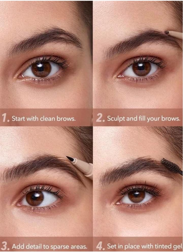 So Abrowsing Brow Kit, 2-in-1 Eyebrow Pencil + Eyebrow Gel - Espresso