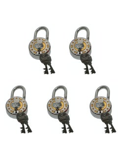 SATYAM Satyam Active 50MM7Levers 3 Keys Hardened Shackle Padlock5pc  - Image 1