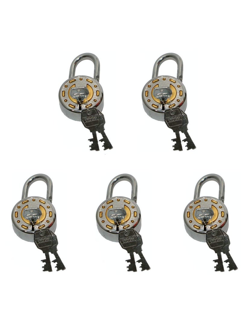 SATYAM Satyam Active 50MM7Levers 3 Keys Hardened Shackle Padlock5pc  - Image 1
