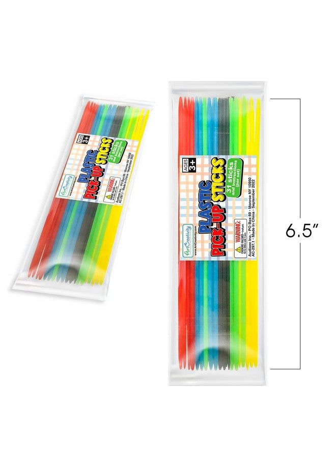 Gamie Plastic Pick-up Stick Sets - Pack of 12 - Each Set Separately Packed with Instructions - Great School Carnival Prize and Party Favors for Boys and Girls - Image 3