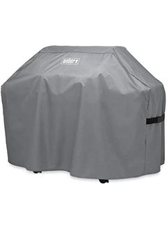 Weber Premium Polyester Barbecue Cover Built For Most Gas Barbecues Up To 152Cm Wide Grills Uv Inhibitors In Fabric Resist Fading Breathable And Water Resistant 