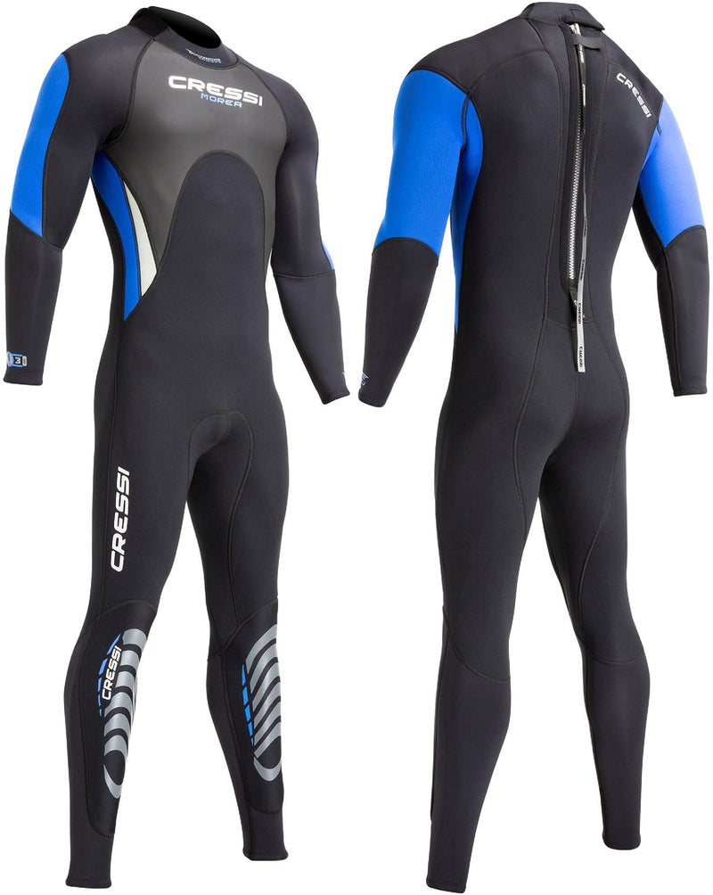 Cressi Morea 3 mm Man Monopiece Wetsuits BlackBlue M - Image 2