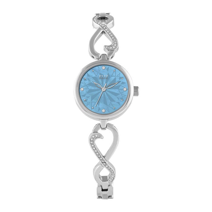 ELIZ ES8967L2SIS Metal Case and Bracelet 3-Hands Women's Watch - Image 1