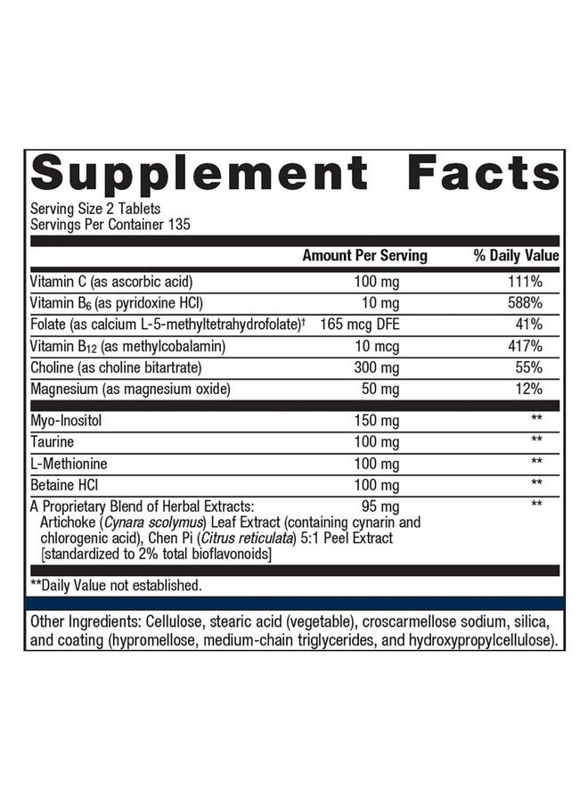 Metagenics Metagenics Lipo-Gen - Lipotropic Liver Supplement* - Gallbladder Support* - with Amino Acids, Vitamin B12 & Choline - Non-GMO, Gluten-Free & Vegetarian - 270 Tablets  - Image 2