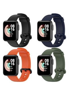 Anmi 4 PCS Replacement Silicone Bands for Xiaomi Watch 2 Lite/Redmi Watch 2 Lite  - Image 1