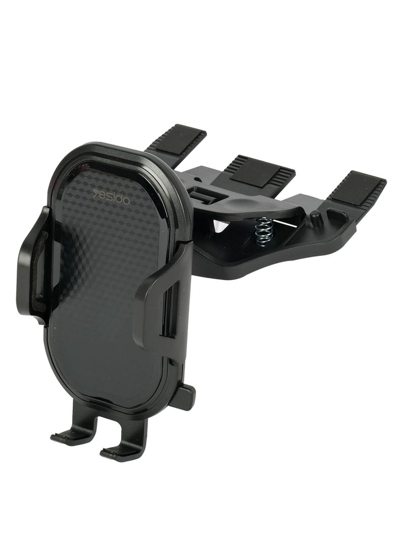 Yesido C84  Mobile Holder with Combination CD Slot & Air Vent Clip - Image 1