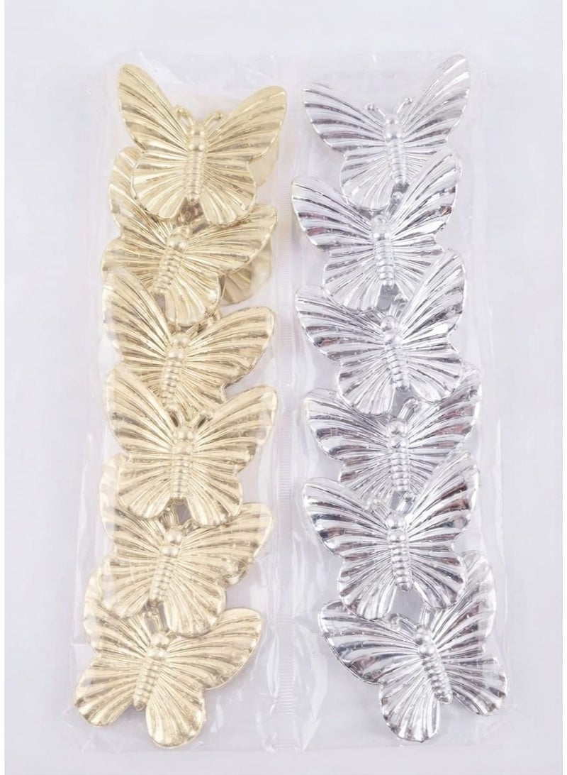 Plastic hair clip - strong claw for special occasions and everyday use - 1 piece, like Butterfly color may vary - Image 2