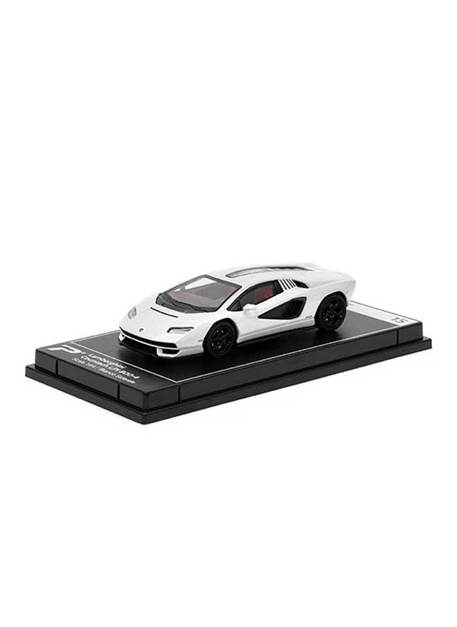 PosterCars - 1:64 Scale Lamborghini Countach LPI 800-4 (Bianco Siderale) Hypercar League Collection, Diecast Models
