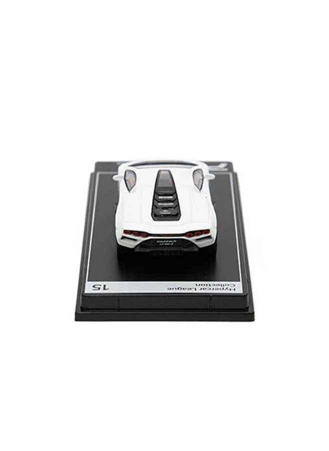 PosterCars - 1:64 Scale Lamborghini Countach LPI 800-4 (Bianco Siderale) Hypercar League Collection, Diecast Models