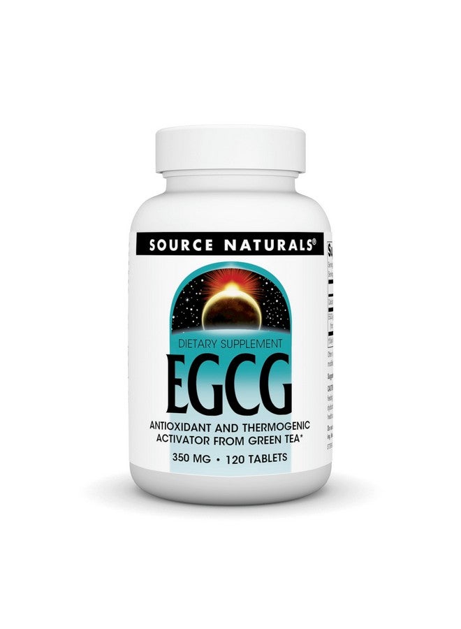 سورس ناتشورالز Source Naturals EGCG، مضاد للأكسدة ومنشط حراري من الشاي الأخضر*، 350 مجم - 120 قرصًا - Image 1