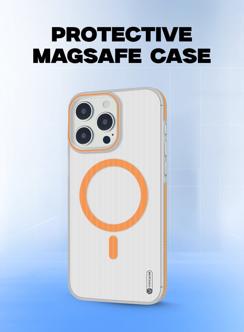 Vipcare Iphone 16 Pro PC Case with Magcase Magnetic Charging Case Scratch Resistant Camera Protection Silicone Case for Iphone 16 Pro - Image 2