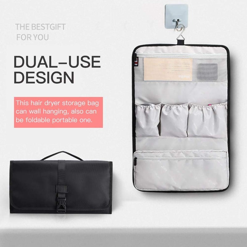 cheekyglo Iron Travel Organizer Bag, Waterproof Nylon Hair Blower Organization Bag for Dyson Styler - Image 3