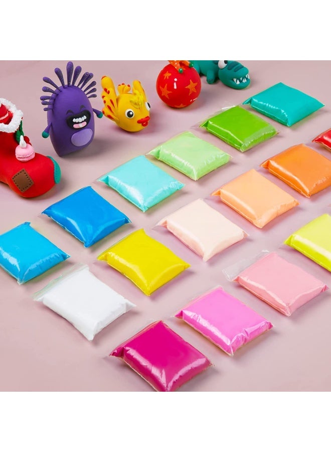 36 Colors Assorted Fluffy Foam Clay Set, Ultra Light Modeling Clay, QMay Magic Clay Artist Studio Toy, No-Toxic Modeling Clay & Dough, Creative Art DIY Crafts, Gift for Kids - Image 5