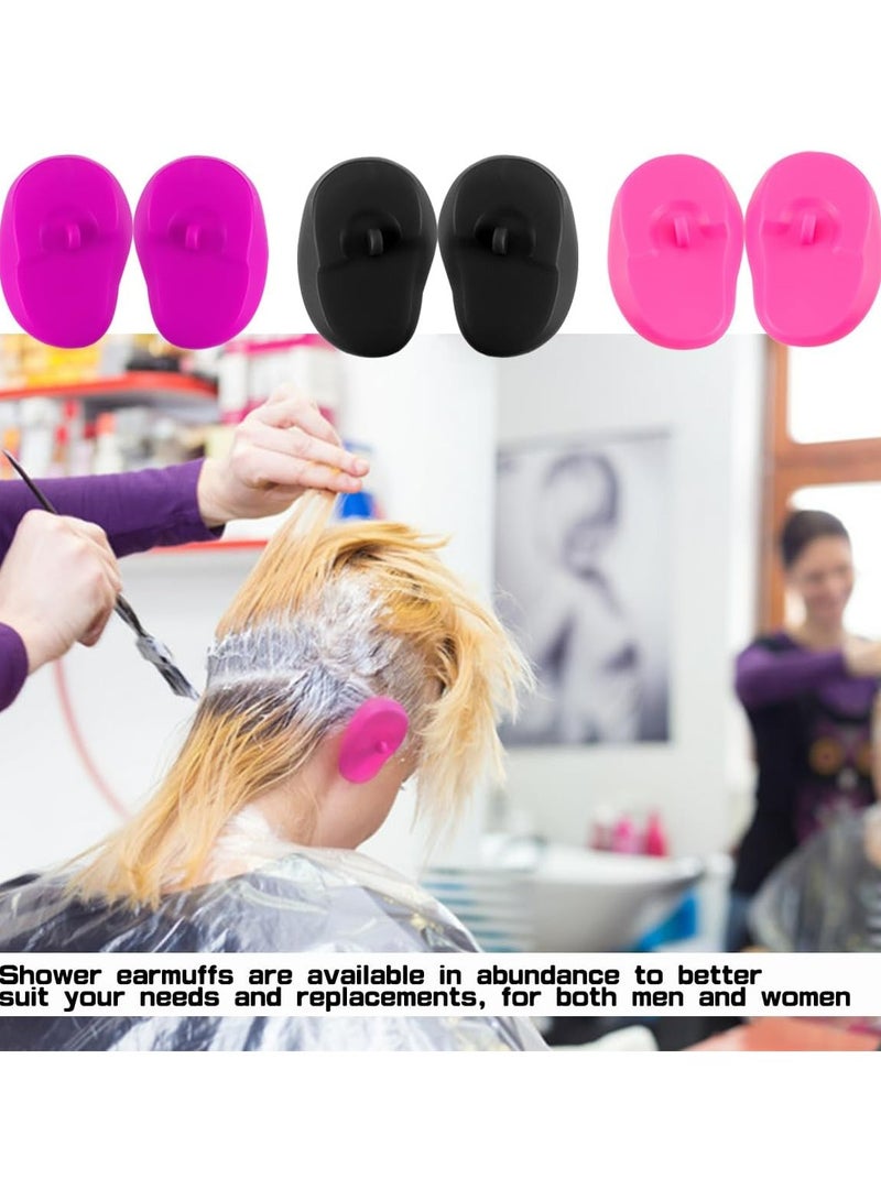 6-Pack Silicone Hair Dye Ear Protectors, Waterproof, Reusable for Salons, Spa - Image 5