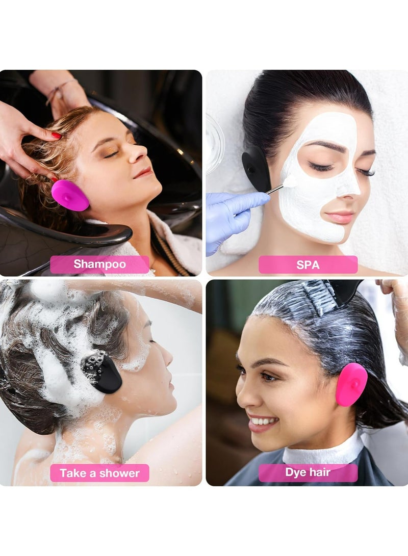 6-Pack Silicone Hair Dye Ear Protectors, Waterproof, Reusable for Salons, Spa - Image 2
