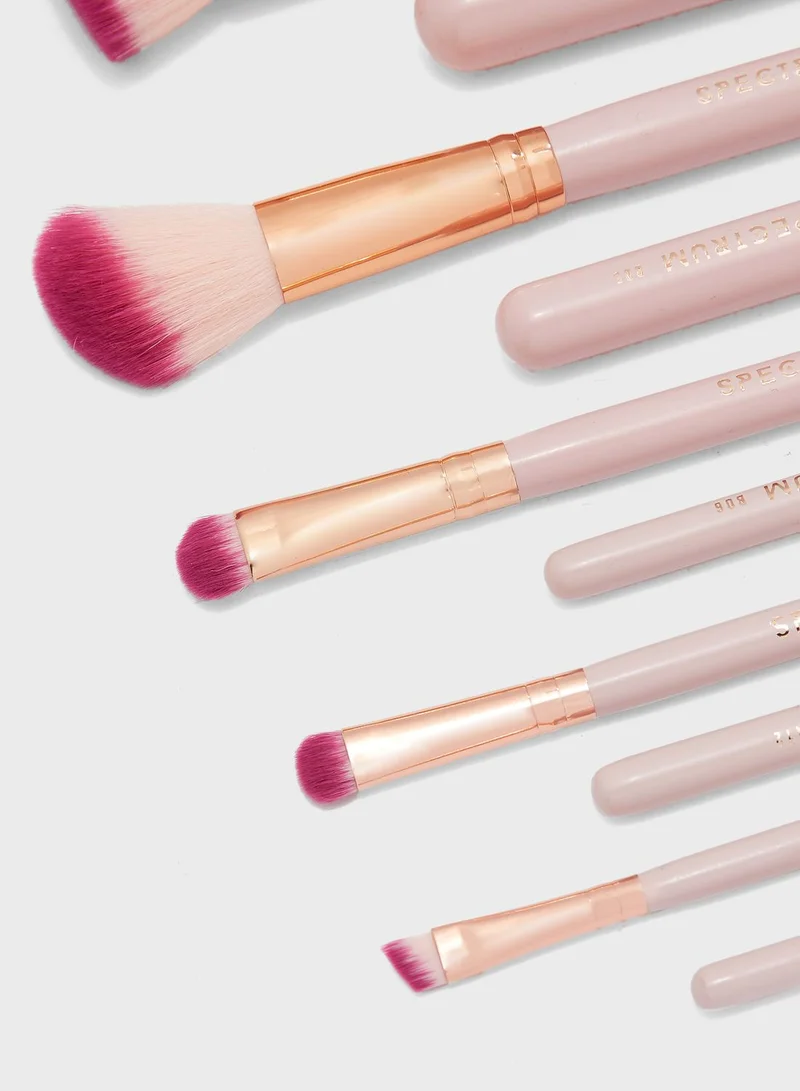 Spectrum Bomb Shell Set With Clam Make Up Brushes