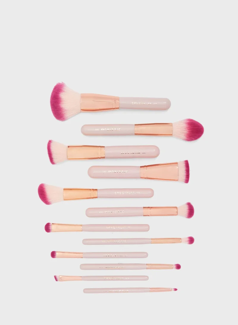 Spectrum Bomb Shell Set With Clam Make Up Brushes