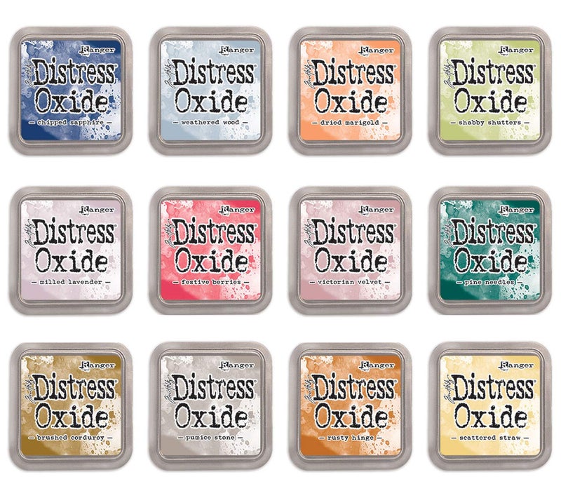 Stuff4 Ranger Tim Holtz Distress Oxide Ink Fall 2018 (Release 5) - 12 Ink Pad Bundle - Image 1