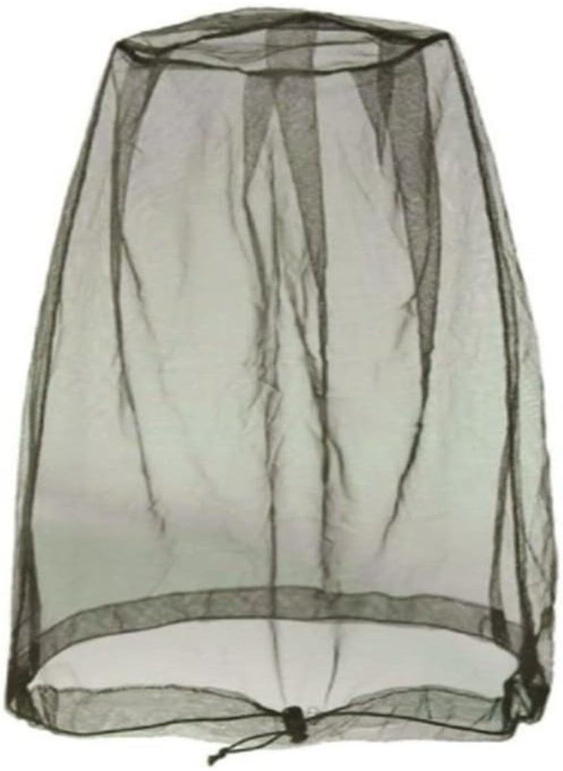 Midge Net Head Cover Mosquito Head Net Beekeeper Hat Mosquito Head Net Mesh Anti Bug Insect Head Net Face Protection for Outdoor Fishing Camping Hiking Green