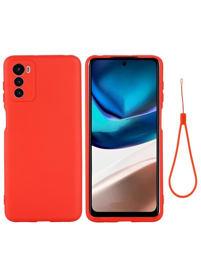 erorex Case For Motorola Moto G42 Pure Color Liquid Silicone Shockproof Phone Case - Image 1