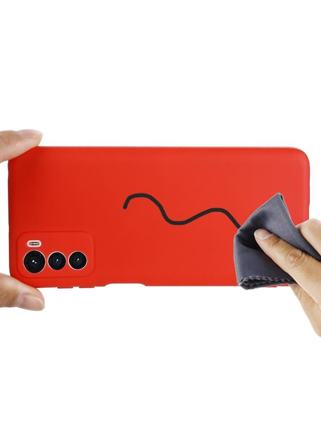 erorex Case For Motorola Moto G42 Pure Color Liquid Silicone Shockproof Phone Case - Image 4