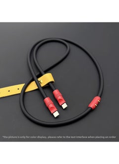 Mobile Phone Color Matching Fast Charging Silicone Tablet IPhone Data Line Apple 16Pro Computer PD For IPad-Color:Matte Black + Red Shell + Slider-Line Length:1m (usb To Apple 8-14 Front/12w)