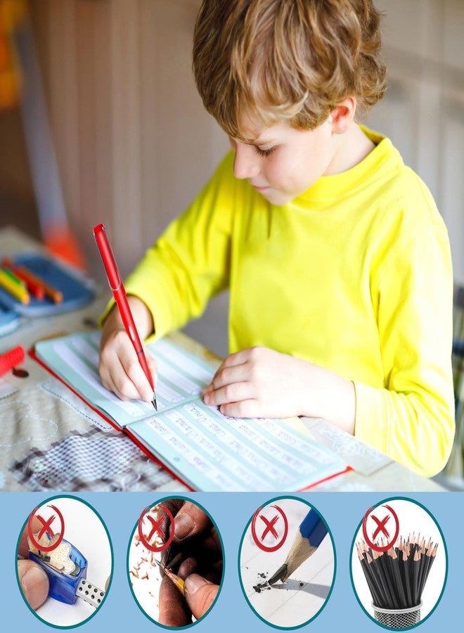 Vidotim 12Pack Forever Pencils for Kids Writing, Infinity Pencil Cute Inkless Everlasting Pencil with Eraser for Sketching (Black) - Image 3