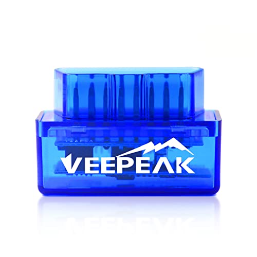 Veepeak Mini Bluetooth OBD II Scanner for Android (Incompatible with iOS), Car Wireless Check Engine Light Code Reader OBD Diagnostic Scan Tool - Image 1