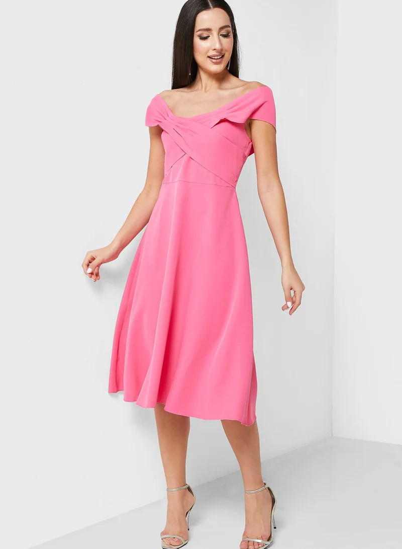 Ella Limited Edition Off Shoulder A-Line Dress