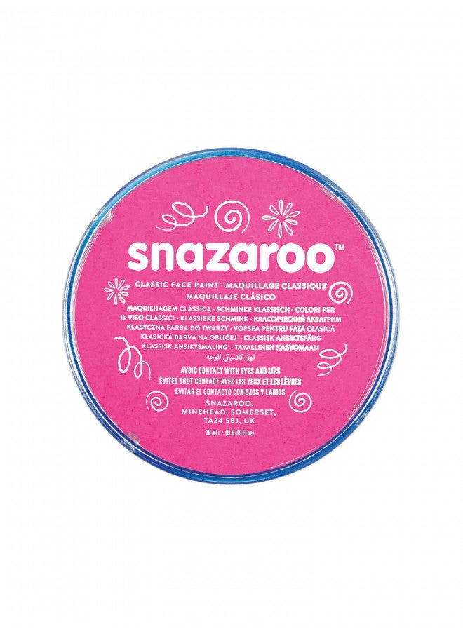 Snazaroo Classic Face and Body Paint, 18.8g (0.66-oz) Pot, Bright Pink - Image 2