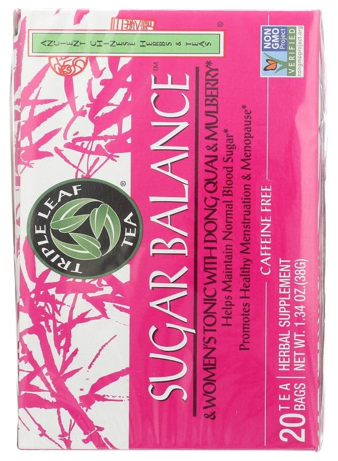 Triple Leaf Tea Sugar Balance Women's Tonic Tea, 20 Tea Bags (Pack of 6) - Image 5