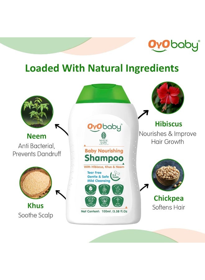 أيو بيبي شامبو الأطفال لا دموع بعد اليوم من أويو بيبي® للأطفال حديثي الولادة، 100 مل - Image 5